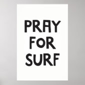 Beten für Surf Poster (Vorne)