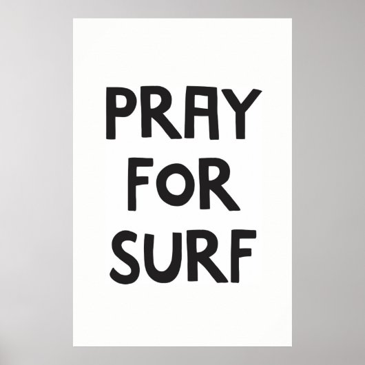 Beten für Surf Poster (Vorne)