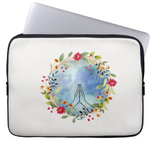 Beten Hände Aquarell Laptopschutzhülle
