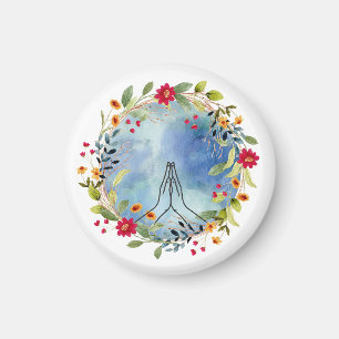 Beten Hände Aquarell Magnet