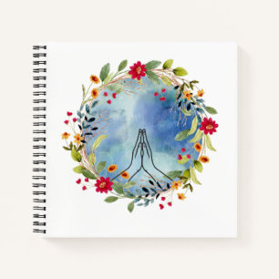 Beten Hände Aquarell Notizblock