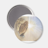 Beten Hände Magnet (Vorderseite/Rückseite)