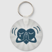 Beten Herz Schlüsselanhänger (Rückseite)