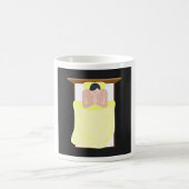 Beten im Bett Kaffeetasse
