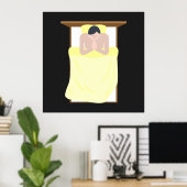 Beten im Bett Poster (Heimbüro)