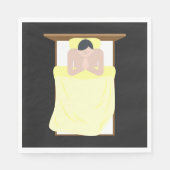 Beten im Bett Serviette (Vorderseite)