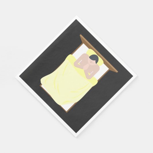 Beten im Bett Serviette (Ecke)