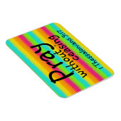 beten mit aussichtslosem Bibelversum Magnet (Rechte Seite)