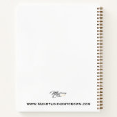 Beten Mutter Elegant Soft Cover Notebook Notizblock (Rückseite)