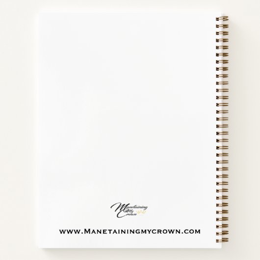 Beten Mutter Elegant Soft Cover Notebook Notizblock (Rückseite)