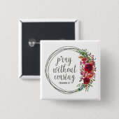 Beten ohne aufhören button (Vorne & Hinten)