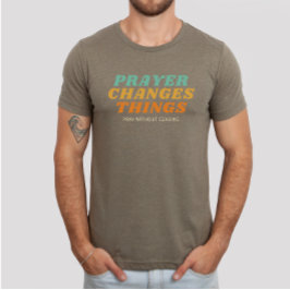 Beten ohne das Bibelverse Christlich aufzugeben T-Shirt