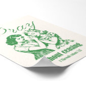 Beten ohne die Retro-Christliche Printwerbung einz Poster (Ecke)