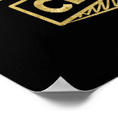 Beten ohne Kunstdrucken aufzugeben Poster (Ecke)