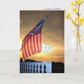 Beten Sie bescheiden Karte (Gelbe Blume)