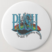 Beten Sie, bis etwas passiert Button (Vorderseite)