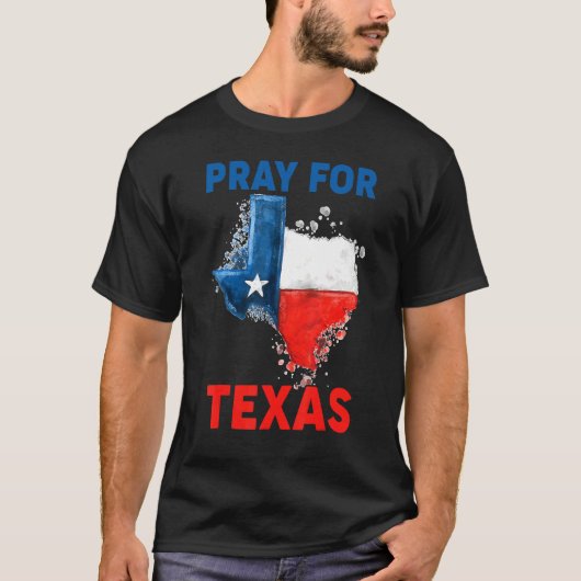 Beten Sie dafür, dass Texas-Segen in Texas-Unterst T-Shirt (Vorderseite)