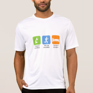 Beten Sie der einfachen Männer der harten T-Shirt