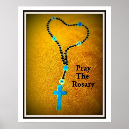 Beten Sie die Rosary Poster (Vorne)