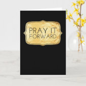 Beten Sie es nach vorn Karte (Gelbe Blume)