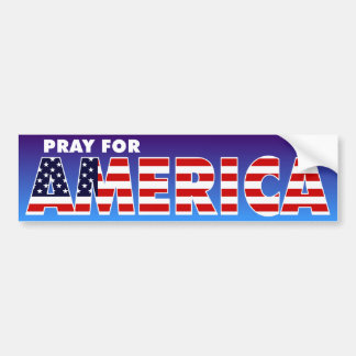 Beten Sie für Amerika Autoaufkleber