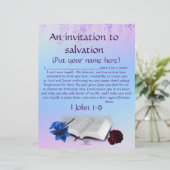 Beten Sie für Christus Personalisiertes Papier (Stehend Vorderseite)