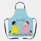 Beten Sie für das Land und Ihre Herzen: Schürze (Vorderseite)