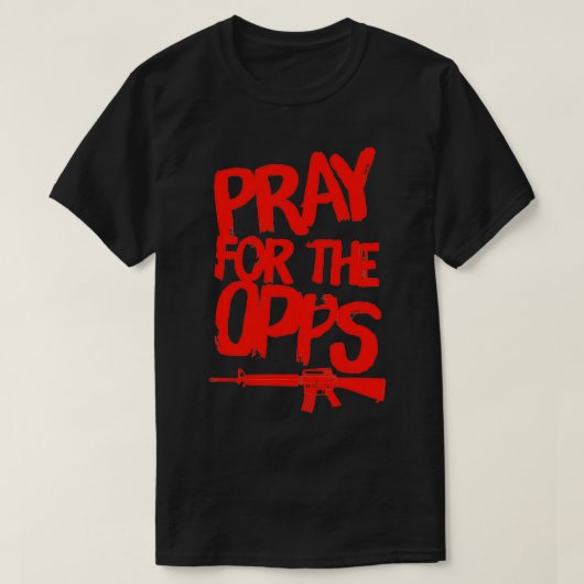 Beten Sie für die Opps T-Shirt (Design vorne)