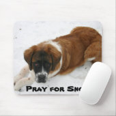 Beten Sie für die Schneemusepad Mousepad (Mit Mouse)