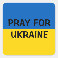 Beten Sie für die Ukraine-Aufkleber