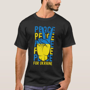 Beten Sie für die Ukraine Ukrainer Ukrainisch Slaw T-Shirt