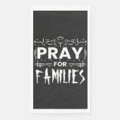 Beten Sie für Familien Serviette (Vorderseite)