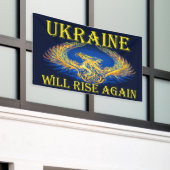 .Beten Sie für Frieden für die Ukraine Banner (Äußeres Gebäude)
