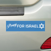 Beten Sie für Israel Autoaufkleber (Auf Auto)