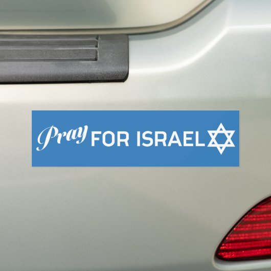 Beten Sie für Israel Autoaufkleber (Auf Auto)