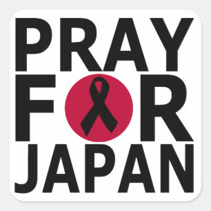 Beten Sie für Japan Stickers