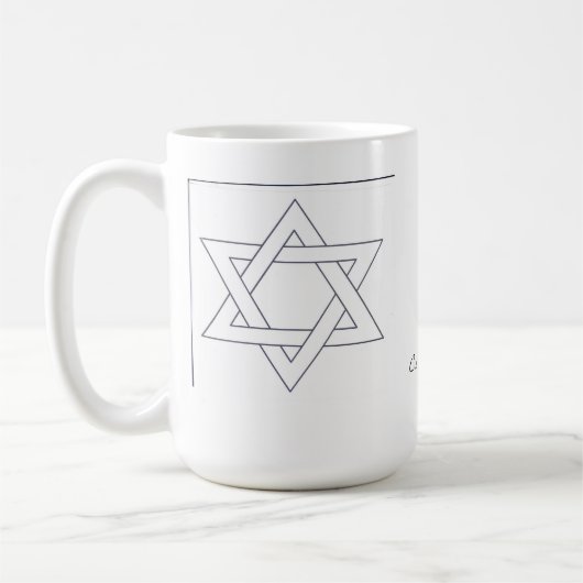 Beten Sie für Jerusalem-Tasse Kaffeetasse (Links)