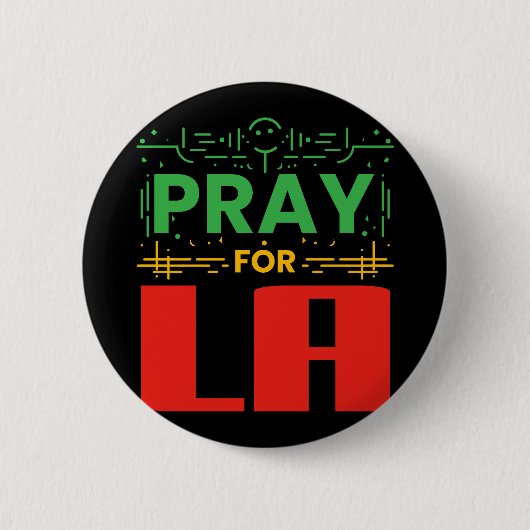 Beten Sie für LA Button (Vorderseite)