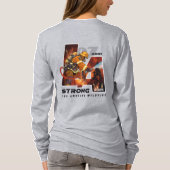 Beten Sie für Los Angeles | Frauen Langschläfchen T-Shirt (Rückseite)