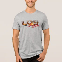 Beten Sie für Los Angeles | Herren Tri-Blend Shirt