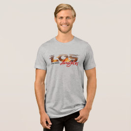 Beten Sie für Los Angeles | Herren Tri-Blend Shirt