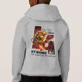 Beten Sie für Los Angeles | Kinder Hoodie (Rückseite)