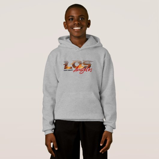 Beten Sie für Los Angeles | Kinder Hoodie (Vorne ganz)