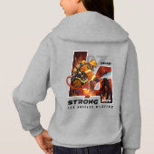 Beten Sie für Los Angeles | Kinder Hoodie (Rückseite)