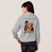 Beten Sie für Los Angeles | Kinder Hoodie (Schwarz voll)