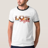 Beten Sie für Los Angeles | Männer Ringer T-Shirt (Vorderseite)