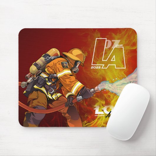 Beten Sie für Los Angeles | Mousepad (Mit Mouse)