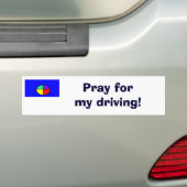 Beten Sie für mein Fahren! Autoaufkleber (Auf Auto)