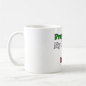 Beten Sie für mich, den mein Ehemann italienisch Kaffeetasse (Links)