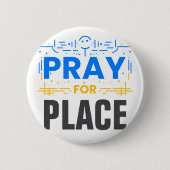 Beten Sie für Mitgefühl Button (Vorderseite)